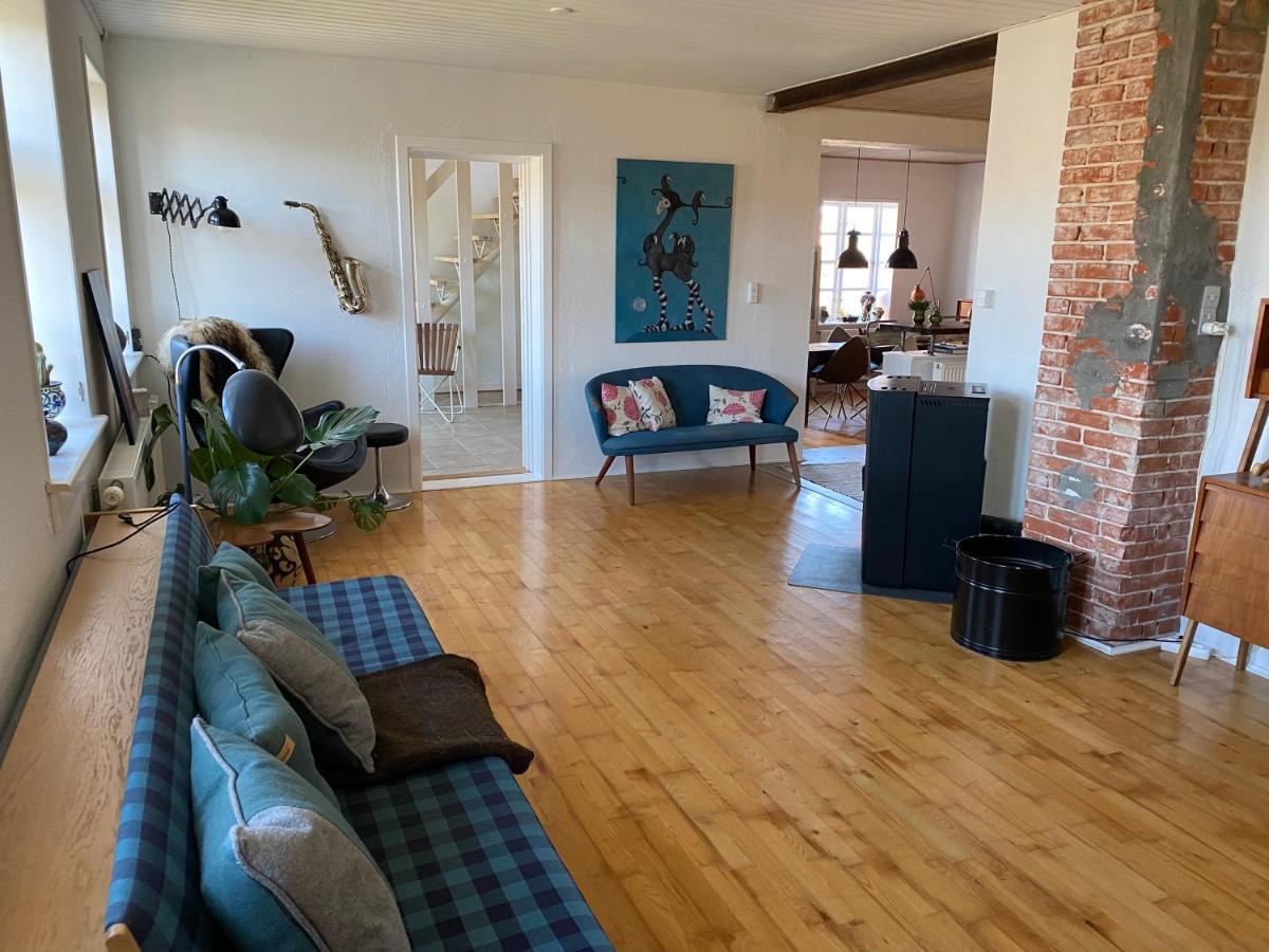 Feriehus Med Havudsigt Spodsbjerg Bagian luar foto